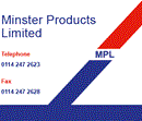 MINSTER PRODUCTS LIMITED